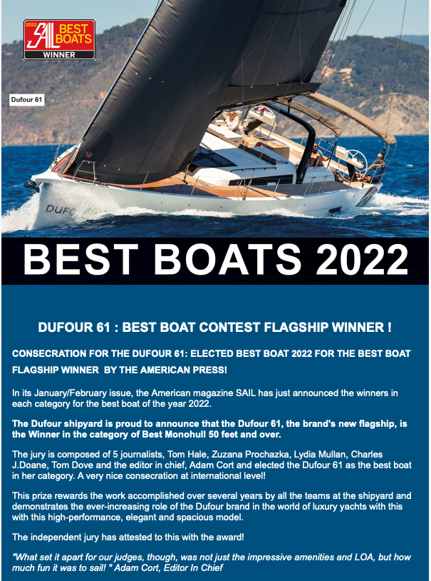 Dufour 61 Best Boats